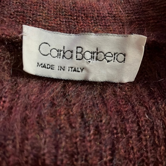 Italian made mohair mix button down sweater - Picture 6 of 12